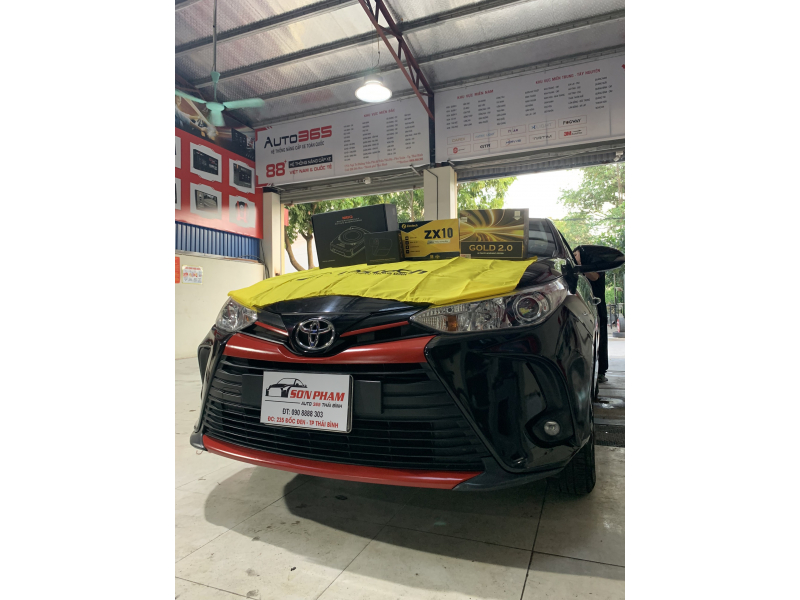 Độ đèn nâng cấp ánh sáng Toyota Vios